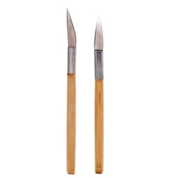55KA Agate Burnisher Polishing Knife Edge With Bamboo Handle Jewelry Making Tools New