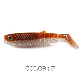 Supercontinent NEW cannibal baits 3D color bicolor smell bait 96mm/80mm/62mm Fishing Fish T Tail