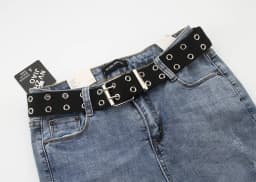 7 Colors! 105cm Solid Canvas Double Row Hole Belt for Men Women Punk Style Waistband for Jeans Pants Trousers 2020 New belt gift