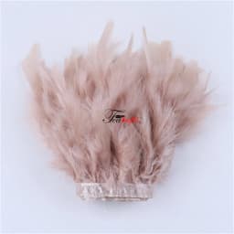 Fluffy Marabou Turkey Feathers Trims DIY Needlework Plumes On Ribbon Wedding Dress Accessories Decorative Feathers For Crafts