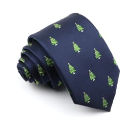 Christmas Ties For Men Red Green Blue Printed Festival Theme Party Gift Xmas Tree Santa Snowflake Slim Necktie For Man Accessori