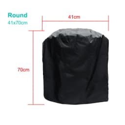 20 Size Garden Courtyard BBQ Grill Cover Outdoor Oven Waterproof Dust Cover Oxford Cloth Protective Cover Round Furniture Cover