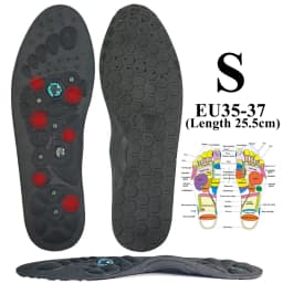 EiD Magnetic massage Insoles Shock Absorption Cushion Foot AcupressureTherapy Slimming Insoles for shoes Weight Loss Woman Men