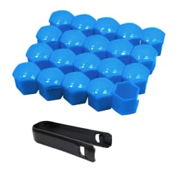 20Pcs/Set 17 19 21mm Car Wheel Nut Covers Auto Hub Screw Protection Cap Bolt Rims Auto Exterior Accessories Anti-Rust Dust Cover