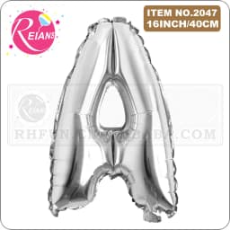 16 Inch Silver Alphabet Number Letters Balloons Birthday Party Decorations Kids Foil Balloon New Year Party Wedding Decoration
