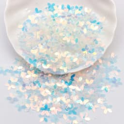 3mm 4mm 5mm 6mm Transparent Crystal Sequin Cup Flat Round PVC Loose Sequins for Diy Handmade Sewing Accessories 10g