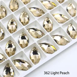 Horse EyeSewing Gems AB Flatback Rhinestones Glitter Sew On Crystals Stones Navette K5 Glass Strass For DIY Clothes Crafts
