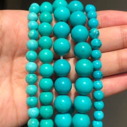 Natural Stone Beads 4 6 8 10mm Turuoqises Lava Amazonite Agates Amethysts Round Beads for Jewelry Making DIY Handmad Bracelet