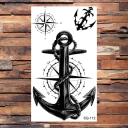 Black Scorpion Temporary Tattoos For Adults Men Realistic Dragon Wolf Tiger Thorns Fake Tattoo Sticker Hand Leg Tatoos Creative