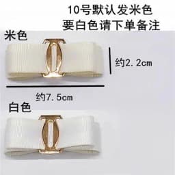 Women's single shoe Rhinestone bow cloth flower shoe surface decoration suede ladle shoes paste shoe repair accessories