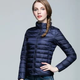Down Parka Women Ultra-light Thin Down Jacket 2024 Autumn Winter Slim Short Hooded Warm White Duck Down Coat Women's Outerwear