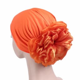 Big Flower Hijab Volumizing Scrunchie Muslim Inner Hijabs Islamic Under Scarf Cap