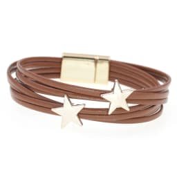 WELLMORE Leather Bracelets for Women Simple Star Multilayer Wide Wrap Bracelet 6 Size 18 Colors Female Jewelry Wholesales