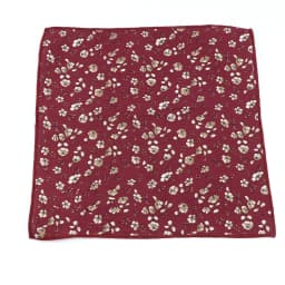 New Floral Pocket Square Gift Set Handkerchief 100% Cotton Hankie Printing Women&Men Casual Party Gift Tuxedo Bow Tie Accessory