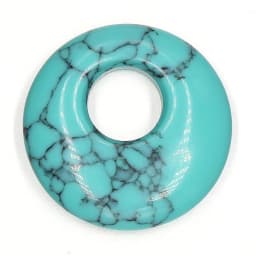 2Pcs Natural Stone Pendants Round Lapis lazuli BIg Hole India Agates Charms for Jewelry Necklace Earring Accessories 18mm