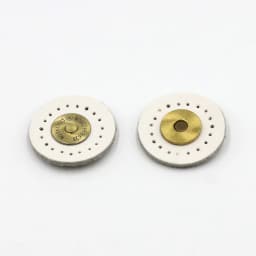 5 Sets Circular Shape Leather Buckles Purse Clasp Card Pack Hasp Clasp Hasp Buttons Diy Bag Accessories