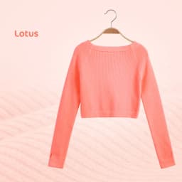 Girls Ballet Dance Sweater Elastic Flat Shoulder Sweater Teen Children Autumn Winter Dance Pullovers Long Sleeve Knitwear