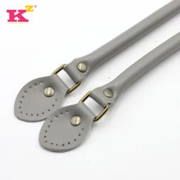2pcs/lot 50cm Genuine Leather Bag Strap DIY Handmade Handles for Crossbody Replacement Shoulder Handbag Wallet Handle