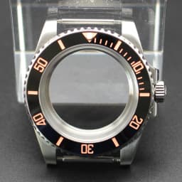 40mm Cases Men's Watch Ceramic Bezel Sapphire Glass Fit NH35 NH36 ETA 2824 Miyota 8215 Movement 28.5mm Dial Submariner Parts