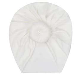 Solid Cotton Donuts Baby Boy Girls Cap Hat 0-4T Sweet Newborn Skullies Beanies Soft Turban India Topknot Headwraps Accessories