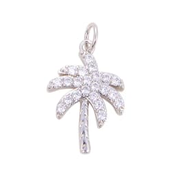 Pine Cone Lotus Coconut Tree Sun Flower Ginkgo Leaf 18K Gold Charm,Bracelet Earring Attachment Jewelry Components Findings L44