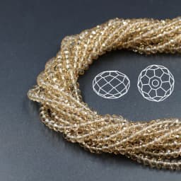 Crystal Rondelle Beads 2 3 4 6 8 10 12mm Glass Faceted Round Beaded For DIY Making Accessories Needlework Wholesale In Bulk