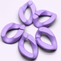 Acrylic Hand Paint Multi Color Twisted Assembled Parts Beads For Women Frosted Resin Pendant Necklace Jewelry Accessorie Finding