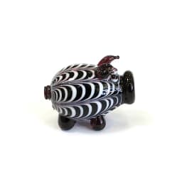 Different Styles Murano Glass Pig Mini Figurines Cute Tiny Animal Craft Ornaments Home Table Fairy Garden Room Kawaii Decoration