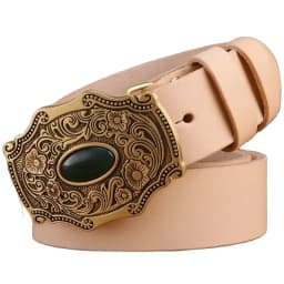 2020 new designer belt men high quality belts for men leaf flower 3.8 cm wide strap girdle full grain 100% genuine leather cow