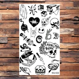 Black Scorpion Temporary Tattoos For Adults Men Realistic Dragon Wolf Tiger Thorns Fake Tattoo Sticker Hand Leg Tatoos Creative