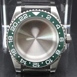 40mm Cases Men's Watch Ceramic Bezel Sapphire Glass Fit NH35 NH36 ETA 2824 Miyota 8215 Movement 28.5mm Dial Submariner Parts
