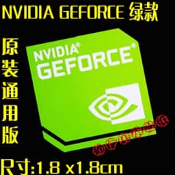 New Waterproof And High Temperature Resistant Decorative Sticker Graphics Card NVIDIA GTX GEFORCE Laptop Desktop Label