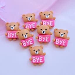 10Pcs New Mixed Lovely Cartoon Animals / Drinks Flat Back Resin Scrapbooking DIY Jewelry Craft Decoration Accessories