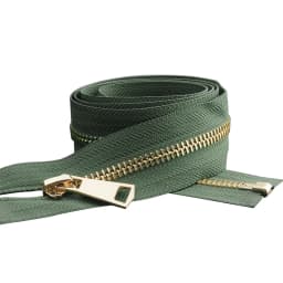 30/40/50/60/70/80cm 5# Colorful High Quality Open-End Auto-Lock Gold Metal Zipper Diy Handcraft For Clothing Garment Pocket