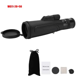WG11 Zoom Monocular Telescope Camera 8-20x50 High Power Long Range Monoculars Waterproof Hunting Telescope For Camping Travel