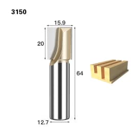 HUHAO 1pc 1/2 1/4 Shank Cleaning Bottom Engraving Slab Surfacing Flattening Router Bit Woodworking Tool CNC Cutter 6-50mm