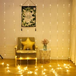 Waterproof Waterfall Meteor Shower LED Fairy Curtain String Lights Christmas Garland Icicle Lamp for Xmas Party Wedding Decor