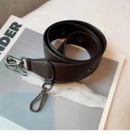 PU Leather Rivet Bag Strap Women Shoulder Crossbody Bag Belt Solid Wide Strap Bag Part Accessories Female Messenger Bag Strap