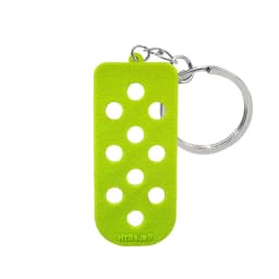 1PCS Luggage Tag Hole Keyring for Shoe Charms Decoration Keychain Suitable For Handbag Key Fluorescent Accessory Decoration