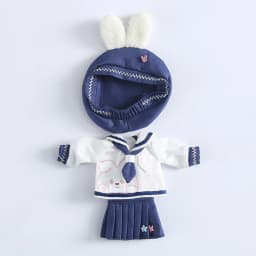 Cute Ob11 Sailor Suit Obitsu11 School Clothes P9 Uniform Set Doll Navy suit Fit For BJD12, Cu-Poche,GSC, Molly,Middle Blyth