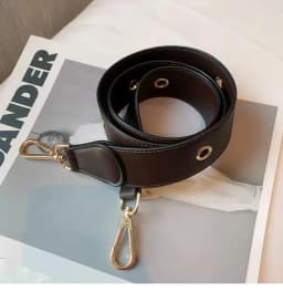 PU Leather Rivet Bag Strap Women Shoulder Crossbody Bag Belt Solid Wide Strap Bag Part Accessories Female Messenger Bag Strap