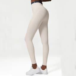 Solid Color Tight-Fitting Yoga Pants Women High Waist Workout Gym Leggings Soft Elasticity Athletics Running Pants