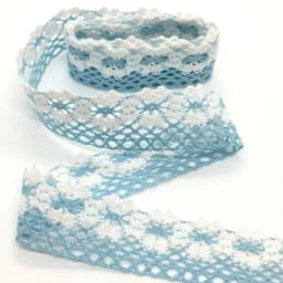 5Yards 1-6cm Crocheted Webbing Cotton Lace Trims for Handmade DIY Sewing Garments Accessories Wedding Deco Gift Floral Packing