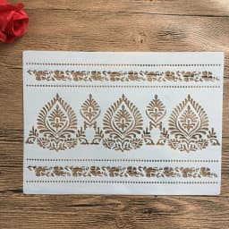 A4 size Design Stencil for Wall Painting Scrapbooking Stamp Album Decorative Embossing Craft Paper DIY Flower Label Stencils