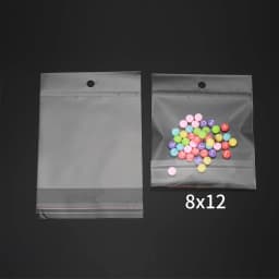 100pcs 50pcs Self Sealing Plastic Bags Transparent Small Poly OPP Jewelry Gift Packing Self Adhesive Candy Packaging Hanging Bag