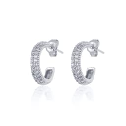CRMYA Gold Silver Filled Several Sizes Hoop Earring CZ Zircon Heart Higgle Earrings For Women Jewelry Wholesale Aretes De Mujer
