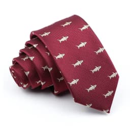 New Mens Polyester Jacquard Ties Casual Slim 6CM Insect Shiba Inu Car Cartoon Neckties For Wedding Business Suits Neck Accessory