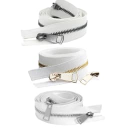 20/30/40/50/60/70/80cm 5# Colorful High Quality Open-end Double Sliders Metal Zipper DIY Handcraft For Cloth Pocket Garment Bags