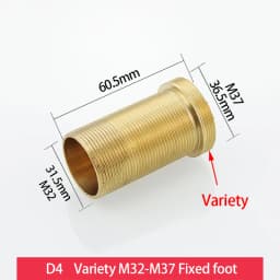 Copper kitchen sink hot and cold faucet accessories base fixed foot screw nut 30 plus filament