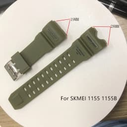 Adjustable Replacement Watch Strap Band Silicone Rubber Plastic Watchbands For SKMEI 1251 1025 1155 Sports Watches Accessories